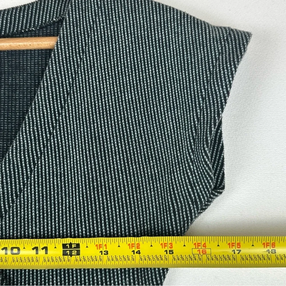 Skunkfunk Faux Wrap A-line Stripe Cap Sleeve Dress A-line - Picture 7 of 10